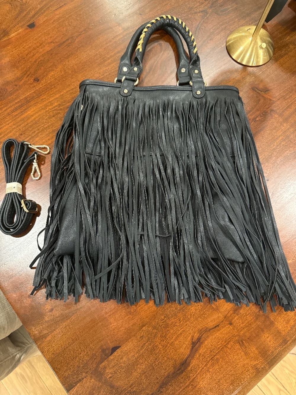 Donna salyers Fabulous Furs Fringe Purse(new)